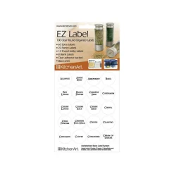 KitchenArt EZ Label Spice Jar Labels - Round