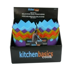 Kitchen Basics Cook Silicone Egg Poacher - Set of 2