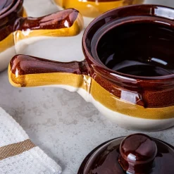 Kitchen Basics Onion Soup Bowl Set - Brown
