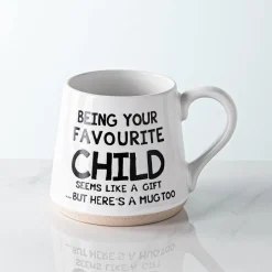 Koppers Big Bottom 'Favourite Child' Mug 16 oz. (White/Black)