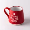 Koppers Big Bottom 'More Canada' Mug (Red/White)