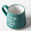 Koppers Big Bottom 'On and Off' Mug 16oz (Teal/White)