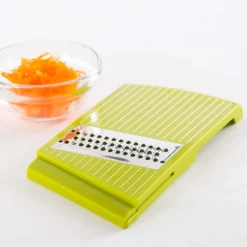 KSP All In 1 Mandoline Slicer and Grater - Set of 7 (White/Green)