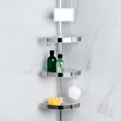 KSP Aluminum 'Clara' Tension Bathtub Corner Shelf
