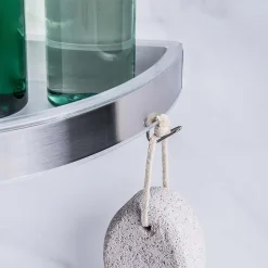 KSP Aluminum 'Clara' Tension Bathtub Corner Shelf