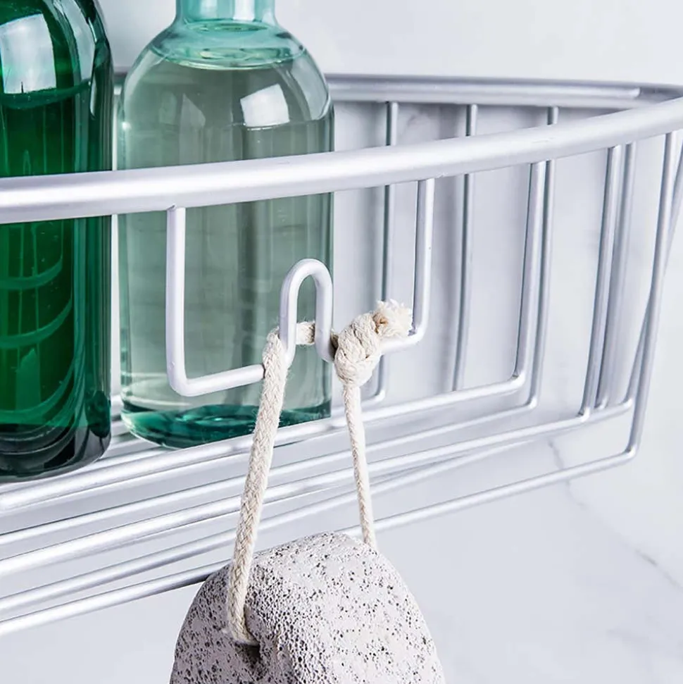 KSP Aluminum 'Paloma' Tension Bathtub Corner Shelf
