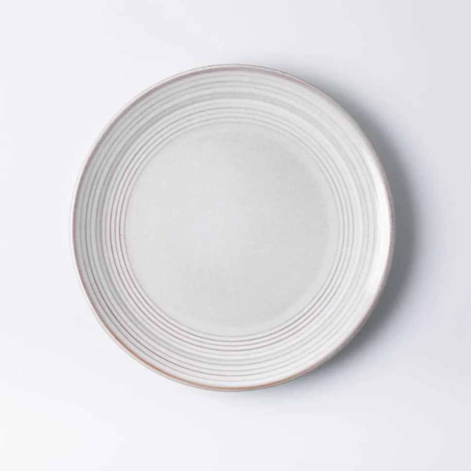 KSP Arcadia Reactive Stoneware Dinnerware - Set of 12 (Grey)