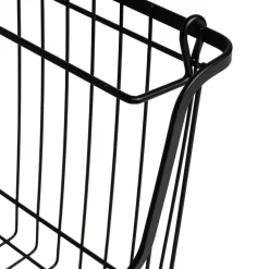 KSP Ashley Stacking Wire Basket Large (Matte Black) 36 x 27 x 22.5 cm