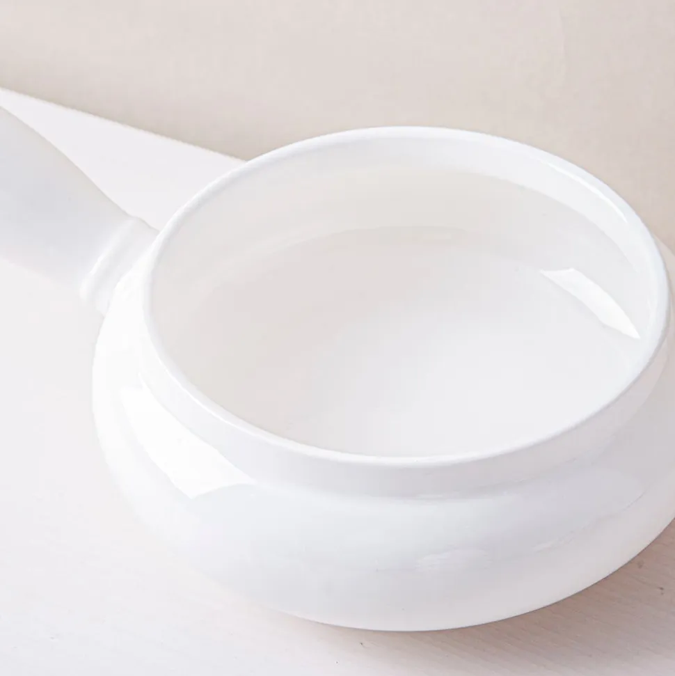 KSP Aurora Porcelain Onion Soup Bowl (White)