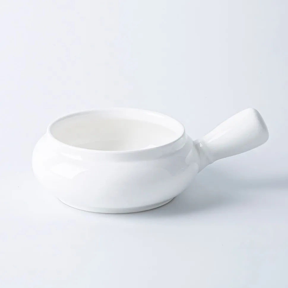 KSP Aurora Porcelain Onion Soup Bowl (White)