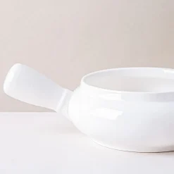 KSP Aurora Porcelain Onion Soup Bowl (White)