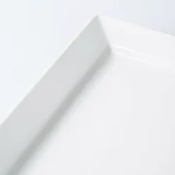 KSP Aurora Porcelain Rectangular Platter - Large (White)