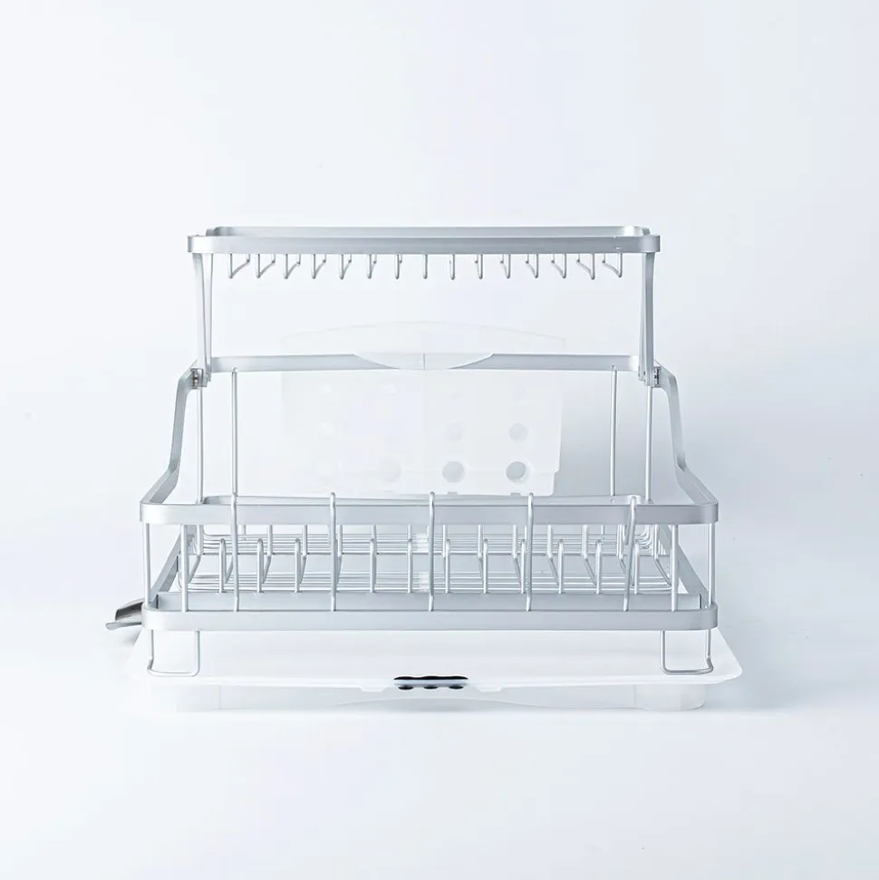 KSP Avanti Dish Rack with Tray 2-Tier (Aluminum)