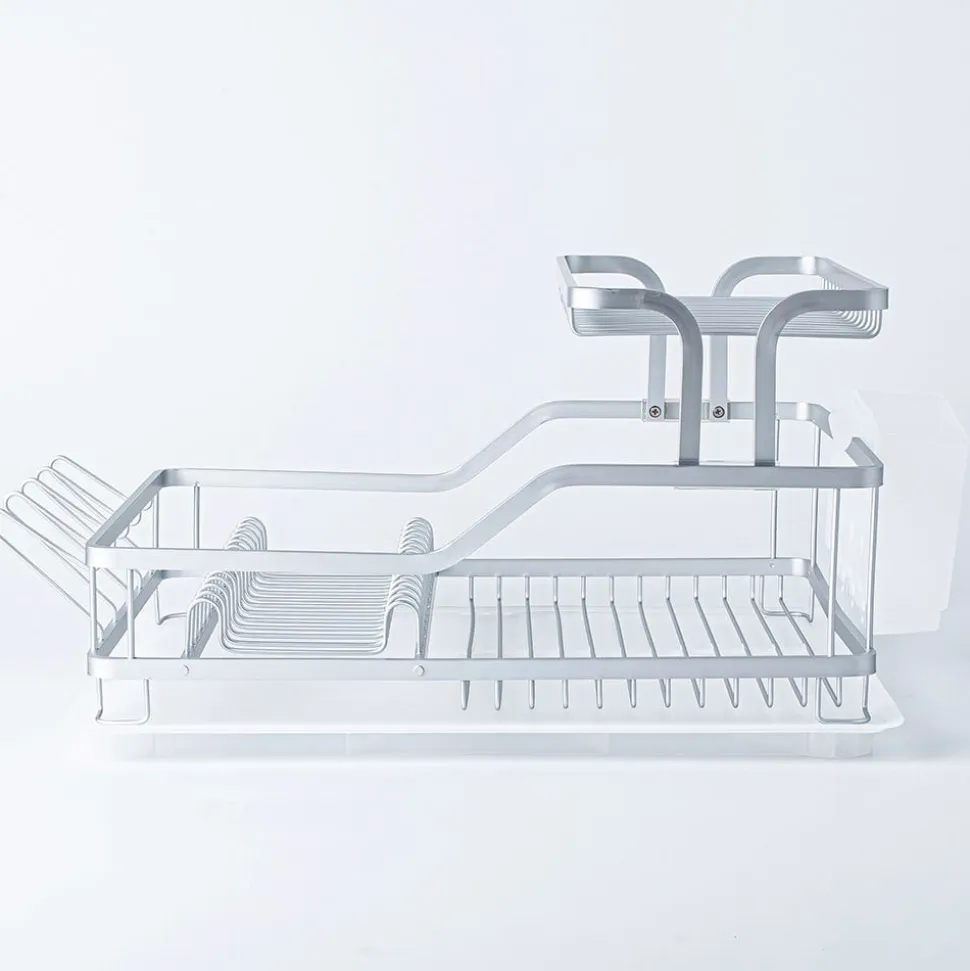 KSP Avanti Dish Rack with Tray 2-Tier (Aluminum)