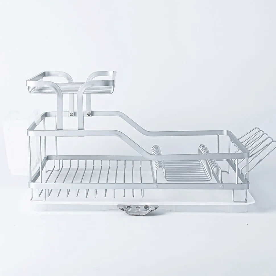 KSP Avanti Dish Rack with Tray 2-Tier (Aluminum)