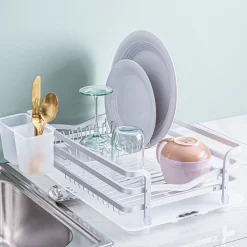 KSP Avanti Dish Rack with Tray (Aluminum)