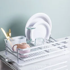 KSP Avanti Dish Rack with Tray (Aluminum)