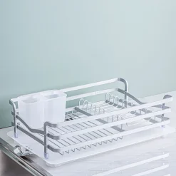 KSP Avanti Dish Rack with Tray (Aluminum)