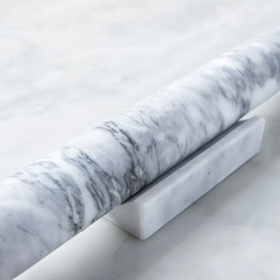 KSP Bake Marble French Rolling Pin (White)