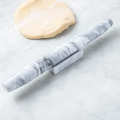 KSP Bake Marble French Rolling Pin (White)