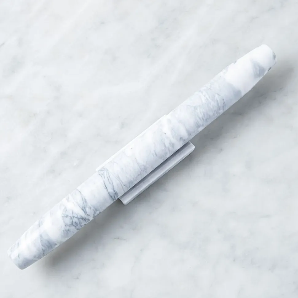 KSP Bake Marble French Rolling Pin (White)