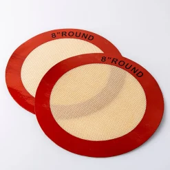 KSP Bakers 'Round' Silicone Baking Sheet - S/2 (Natural/Orange)