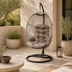 KSP Bali Steel Hanging Chair (Grey)