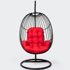 KSP Bali Summer Hanging Chair (Black/Red)