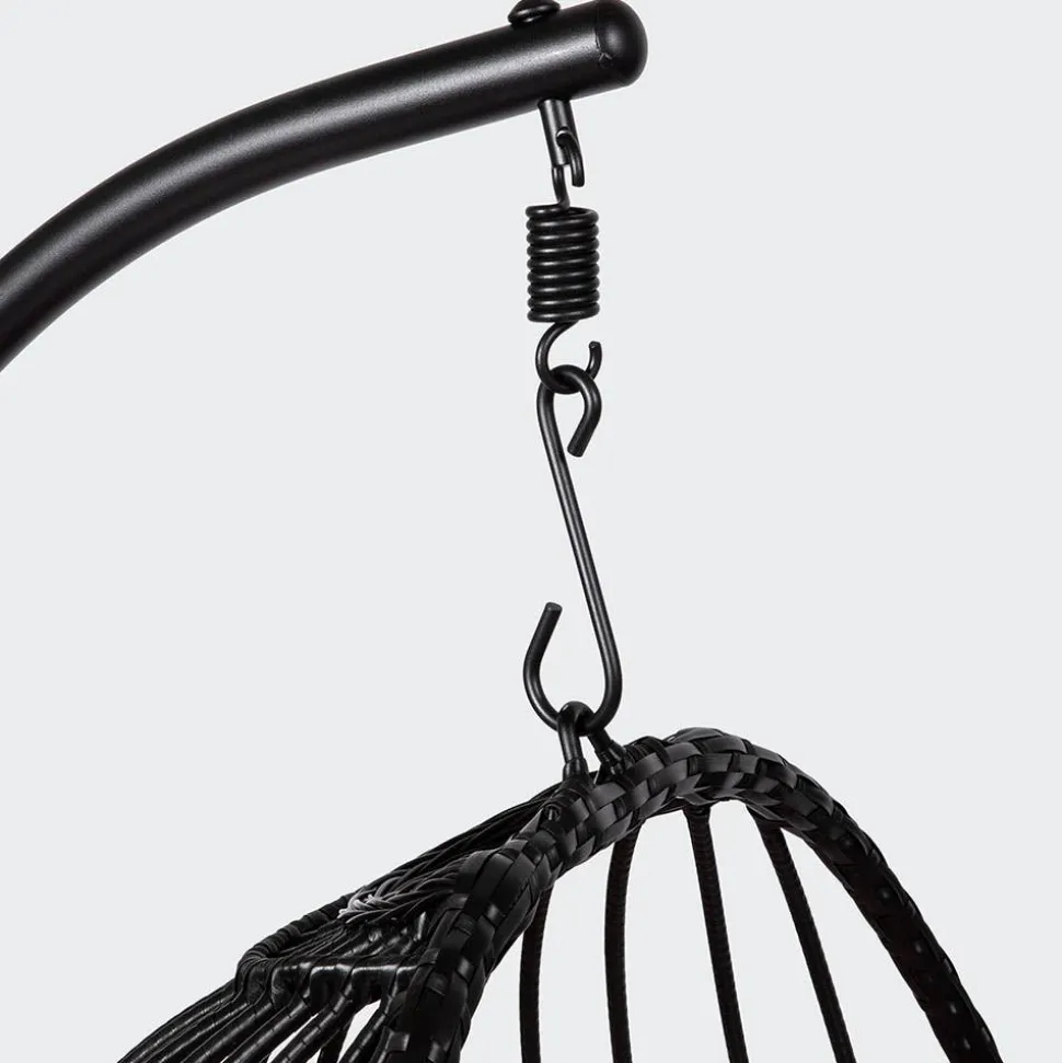 KSP Bali Summer Hanging Chair (Black/Red)