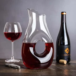 KSP Barossa Glass Wine Carafe with Hole (Clear)