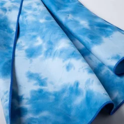 KSP Beachside 'Tie Dye' Microfibre Beach Towel (Blue)