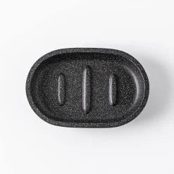 KSP Blackstone Speckle Resin Soap Dish (Black)