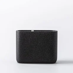 KSP Blackstone Speckle Resin Toothbrush Holder (Black)