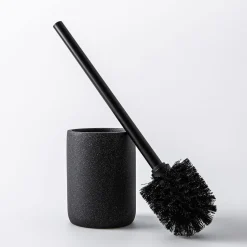 KSP Blackstone Speckle Resin Toilet Brush (Black)