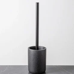 KSP Blackstone Speckle Resin Toilet Brush (Black)