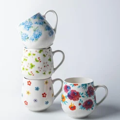 KSP Bloom 'Hydrangea' Ceramic Mug 530ml (Blue)