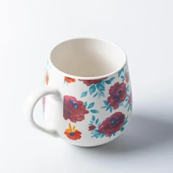 KSP Bloom 'Watercolour Floral' Ceramic Mug (Multi Colour)