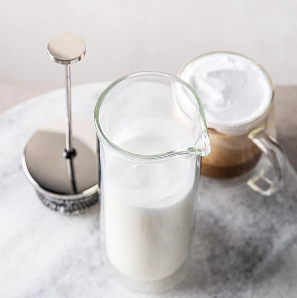 KSP Bosa Manual Milk Frother (Clear)