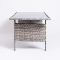 KSP Caban Outdoor Couch & Dining Table - Set of 3 (Grey)