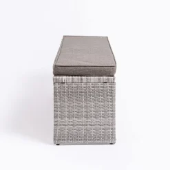 KSP Caban Outdoor Couch & Dining Table - Set of 3 (Grey)