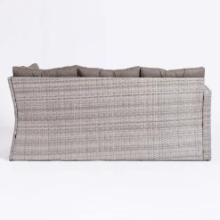 KSP Caban Outdoor Couch & Dining Table - Set of 3 (Grey)