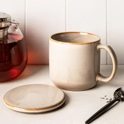 KSP Cabin Reactive Mug with Lid 475ml/16oz. (Off White)