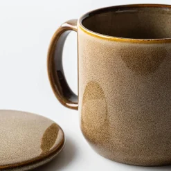 KSP Cabin Reactive Mug with Lid (Brown)