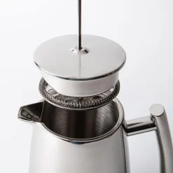 KSP Caffe 'Double Wall' French Coffee Press 1L (Stainless Steel)
