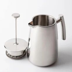 KSP Caffe 'Double Wall' French Coffee Press 1L (Stainless Steel)