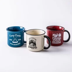 KSP Camper 'Canoe' Ceramic Mug 500ml (Teal)