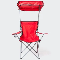 KSP Camper Folding Chair with Canopy 52x52x85cm (Red)