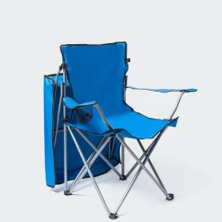 KSP Camper Folding Chair with Canopy 52x52x85cm (Blue)