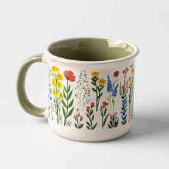 KSP Camper 'Wild Flowers' Ceramic Mug