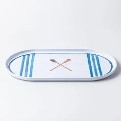 KSP Canoe Melamine Oval Serving Tray